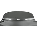 Memphis Shades Batwing Fairing Trim - Fat / Slotted (Polished) MEM0911