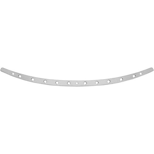 Memphis Shades Windshield Trim - Holes - Flh '96-'13 (Polished Chrome) MEM0947
