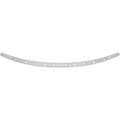 Memphis Shades Windshield Trim - Holes - Flh '96-'13 (Polished Chrome) MEM0947