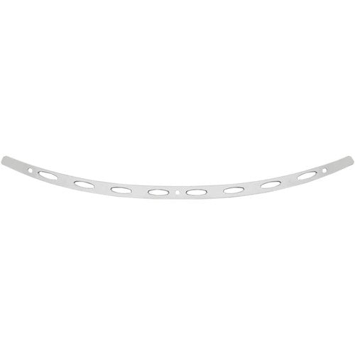 Memphis Shades Windshield Trim - Oval - Flh '96-'13 (Polished Chrome) MEM0946