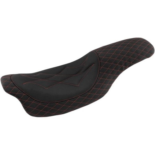Mustang Revere Journey Seat - Diamond (Black / Red) 74111AB