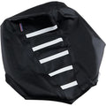 Parts Unlimited Ribbed Gripper Seat Cover - Arctic Cat (Black/White) CAT-102-337