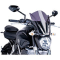 Puig Naked New Generation Windscreen - MT07 (Dark Smoke) 7016F