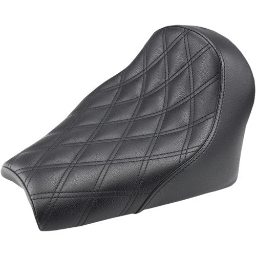 Saddlemen Renegade Slammed Solo Seat - Lattice Stitched (Black) I18-33-002LS