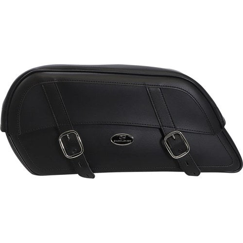 Saddlemen Drifter Slant Saddlebags - Plain (Black) Extra Jumbo | 3501-0321