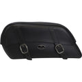 Saddlemen Drifter Slant Saddlebags - Plain (Black) Extra Jumbo | 3501-0321