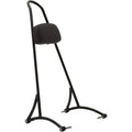 Burly Brand Sissy Bar w/ Backrest Pad (Black Powder-Coated) Tall | B13-1505B