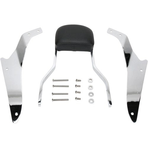 Cobra Square Sissy Bar Kit - VLX600 (Chrome) Short | 02-5601