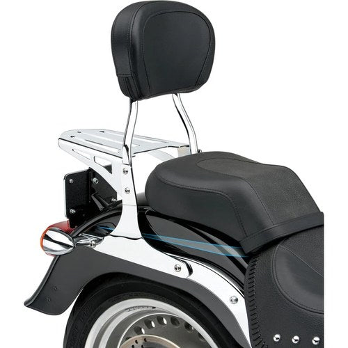 Cobra Round Sissy Bar - Standard - Flstf (Chrome) 602-1251