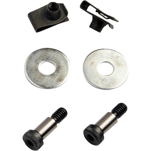 Cycle Visions Secure Fit HD Bag Fasteners (Black / Chrome) CV7292