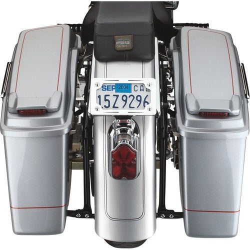 Cycle Visions BaggerTail Saddlebag Mount for Softail Models (Black) CV-7201