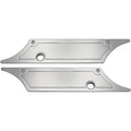 Pro-One Performance Saddlebag Latch Covers - Smooth (Chrome) Pair | PO104710