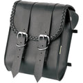 Willie & Max Luggage Sissy Bar Bag - Braided (Black / Chrome) 58481-20