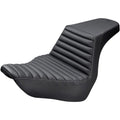 Saddlemen Step Up 2-Up Seat - Tuck and Roll (Black) 818-29-171