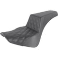 Saddlemen Step Up 2-Up Seat - Driver's Lattice Stitched (Black) 818-33-172