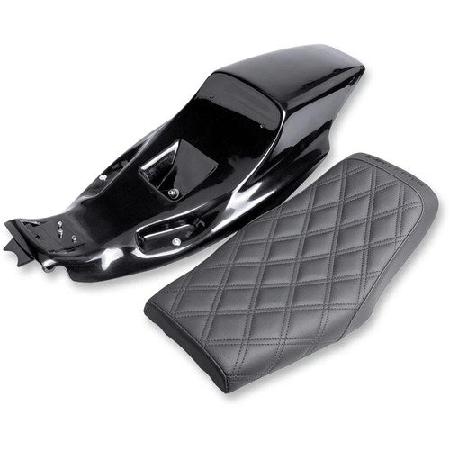 Saddlemen Eliminator Seat Kit - Lattice Stitched (Black) Z4281