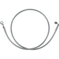 Drag Specialties Front Brake Line Clear-Coated Stainless Steel | 640113