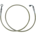 Drag Specialties Front Brake Line Clear-Coated Stainless Steel | 640311