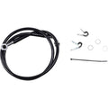 Drag Specialties Front Brake Line XL883 04-10 Black | 660313-BLK