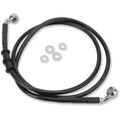 Drag Specialties +4" Brake Line - Front - Black Vinyl - 10-15FXDWG | 660323-4BLK