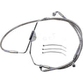 Drag Specialties +2" Brake Line - Front - Stainless Steel - 08-13 FL | 620085-2