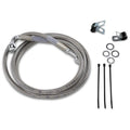 Drag Specialties +4" Brake Line - Front - Stainless Steel | 640115-4