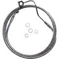 Drag Specialties +6" Brake Line Front Stainless Steel 14-5FL W/ABS | 614220-6