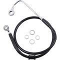 Drag Specialties Brake Line - 15-17 Softail - Black | 618302-BLK