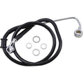 Drag Specialties Brake Line - 15-17 Softail - Black +2" | 618302-2BLK