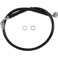 Drag Specialties Brake Line - 18- Softail - Black +2" | 618601-2BLK