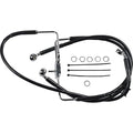 Drag Specialties Brake Line - 18-XL1200X - Black +8" | 618566-8BLK