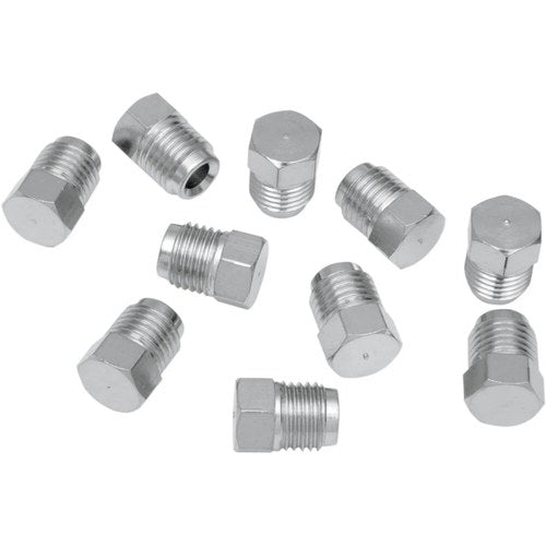 Drag Specialties Brake Line "T" Plugs - 10 pack | 72786-HC3