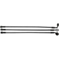 Magnum Black Pearl Front Brake Line - Non-ABS - 3/8" 35 Degree - 25" | 47125