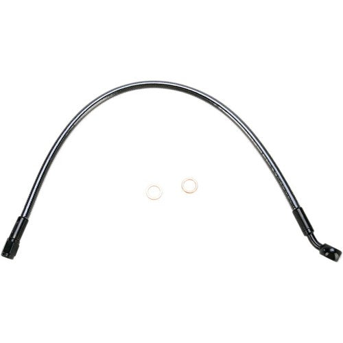 Magnum Black Pearl Front Brake Line - Non-ABS - 3/8" 35 Degree - 17" | 47117
