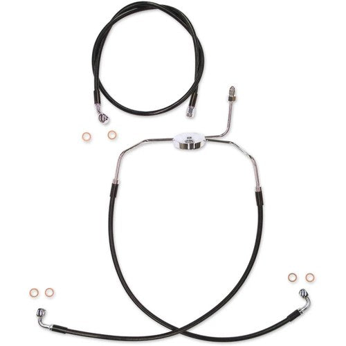 Magnum XR Brake Line Kit - 25" - Black | SBC1304-25