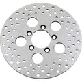 Drag Specialties Vintage Drilled Brake Rotor - 10" | 060175ASP-BC647