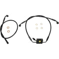 Magnum XR Brake Line Kit - 32" Black/Black Fittings - Softail ABS Dual Disc