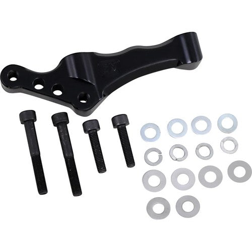 Speed Merchant Front Brake Caliper Mount - 13" - Left - Black | SM-HDRBM13LB