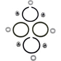James Gasket Exhaust Port Stainless/Chrome Gasket Kit - Big Twin/XL 65324-83-KW1