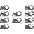 James Gasket Oil Pump Gasket Big Twin - 10 Pack | 26273-80-B