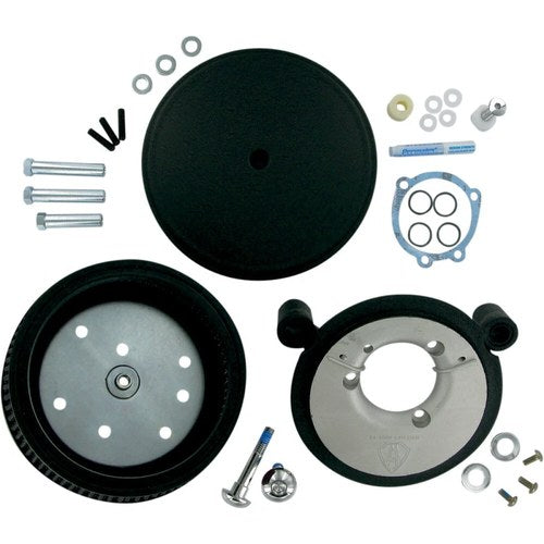Arlen Ness Big Sucker Stage II Air Filter Kit with Cover (Black) 18-820