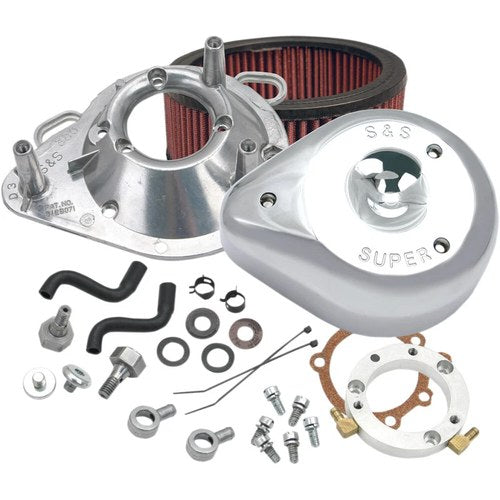 S&S Cycle Air Cleaner Tear-Drop 01-17 (Chrome) 170-0303B