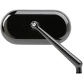 Arlen Ness Oval Mirror - Black - Right | 13-172
