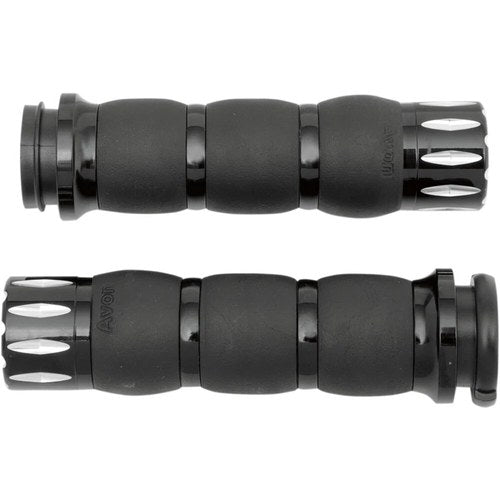 Avon Grips Black Rival Velvet Air Grips for Tbw | AIR-96-AN-FL-RI