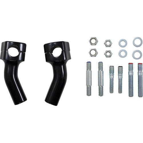Baron Black 1" Kickback Risers | BA-7410B