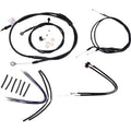 Burly Brand Complete Black Vinyl Handlebar Cable/Brake Line Kit | B30-1106