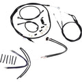 Burly Brand Complete Black Vinyl Handlebar Cable/Brake Line Kit | B30-1121