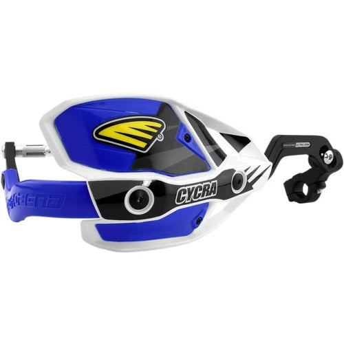 Cycra White/Blue Ultra Oversized Handguards | 1CYC-7408-62X