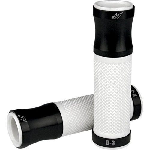 Driven Racing White/Black D3 Grips | D3BK/WT