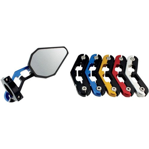 Driven Racing D-Axis Bar-End Mirror - Red | DXM-RD